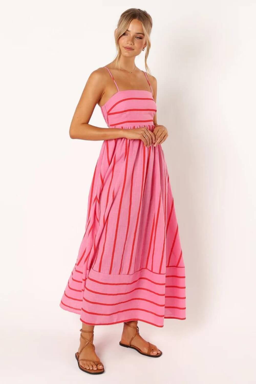MEYRA | Sommer Gestreiftes Maxikleid