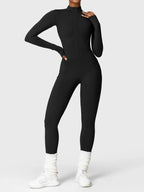 LUNA | Figurbetonter Zip-Jumpsuit