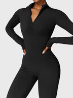 LUNA | Figurbetonter Zip-Jumpsuit