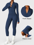 LUNA | Figurbetonter Zip-Jumpsuit